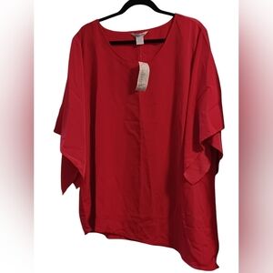 Silhouette Red Short Sleeve Tee Classic Cotton Style